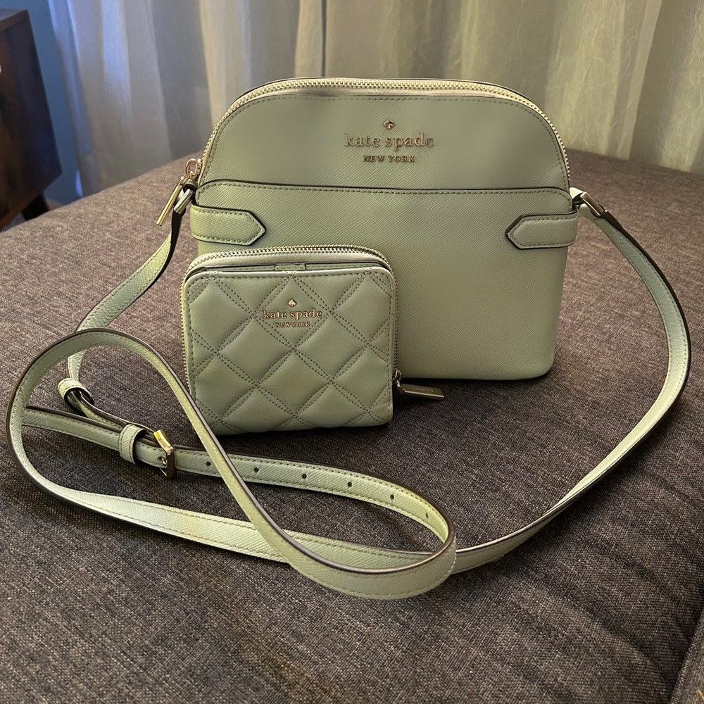 Kate spade dome purse and matching wallet
